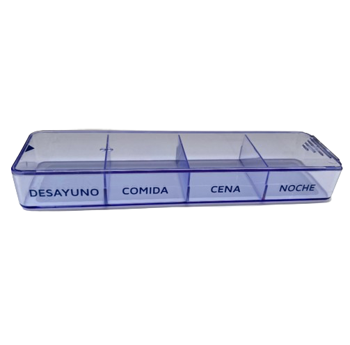Pastillero - Dispensador con 4 divisiones Kibodan Medimax individual