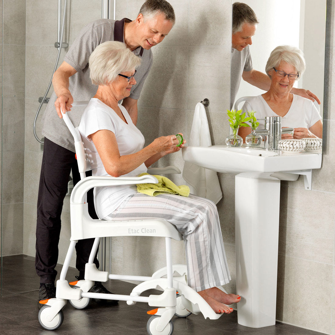 Silla Ducha y WC Etac CLEAN