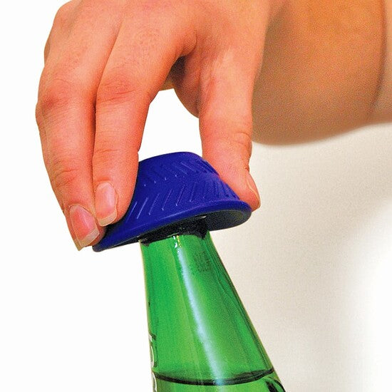 Abridor de silicona para botellas Tenura azul