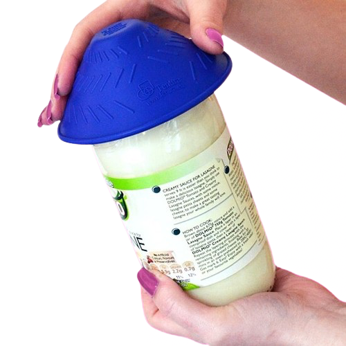 Abridor de silicona para tarros Tenura azul