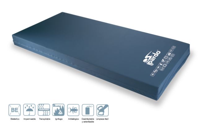 Colchón viscoelástico DENSITY 400 con funda CUGAR