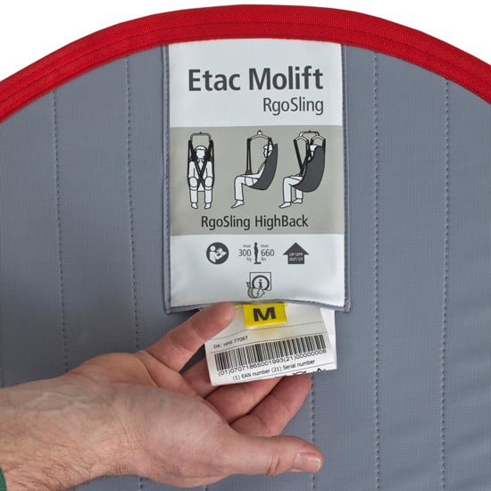 Cincha Molift RgoSling Active para Quick Raiser 205