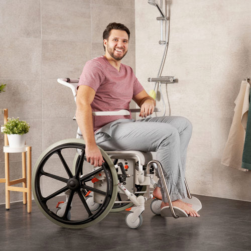 Silla Ducha y WC Etac Swift Mobil 24"-2 Autopropulsable