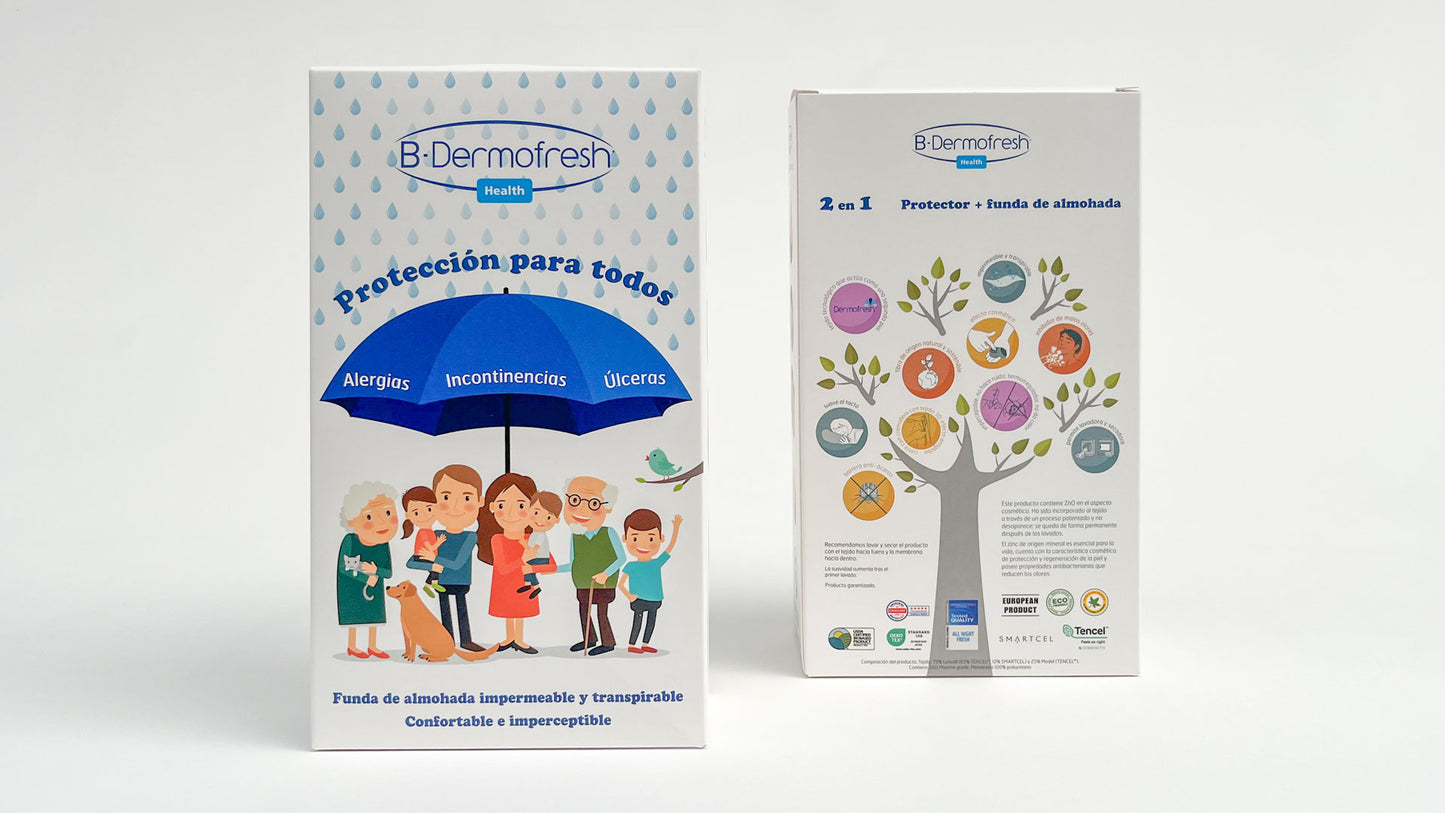 B·Dermofresh Funda de almohada impermeable